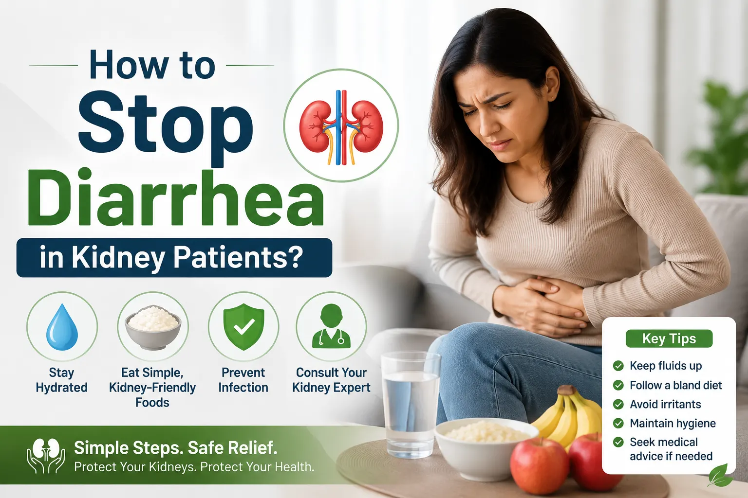 How to Stop Diarrhea in Kidney Patients?